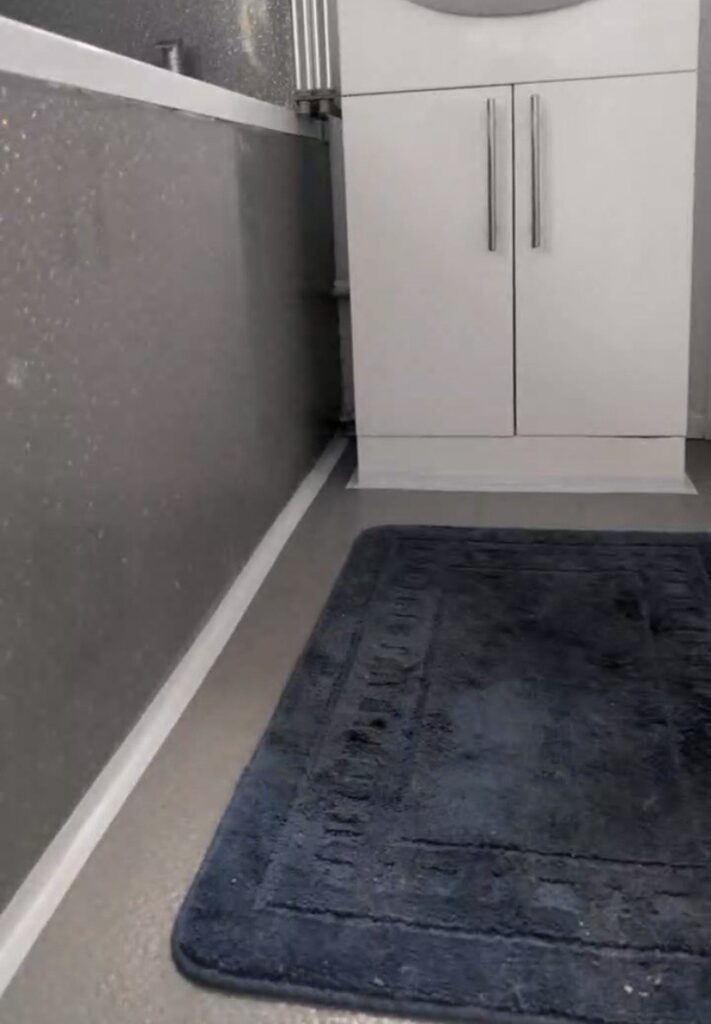 Bathroom silicone sealing repair in Newcastle