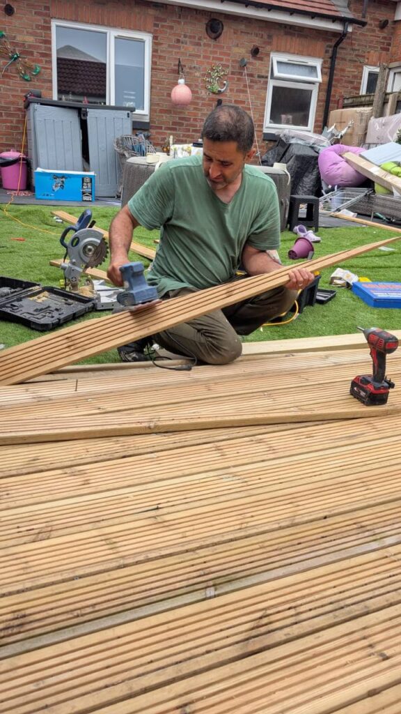 Before Decking Installation Newcastle