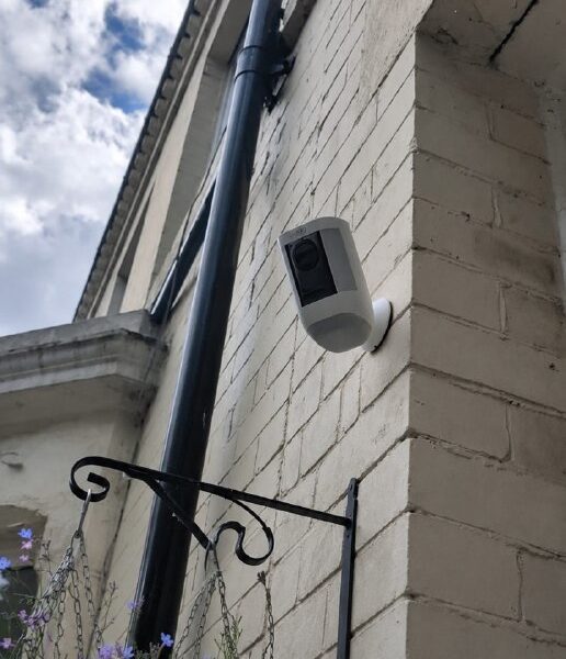 Outdoor CCTV camera installation in Newcastle upon Tyne by Handyman Multifix